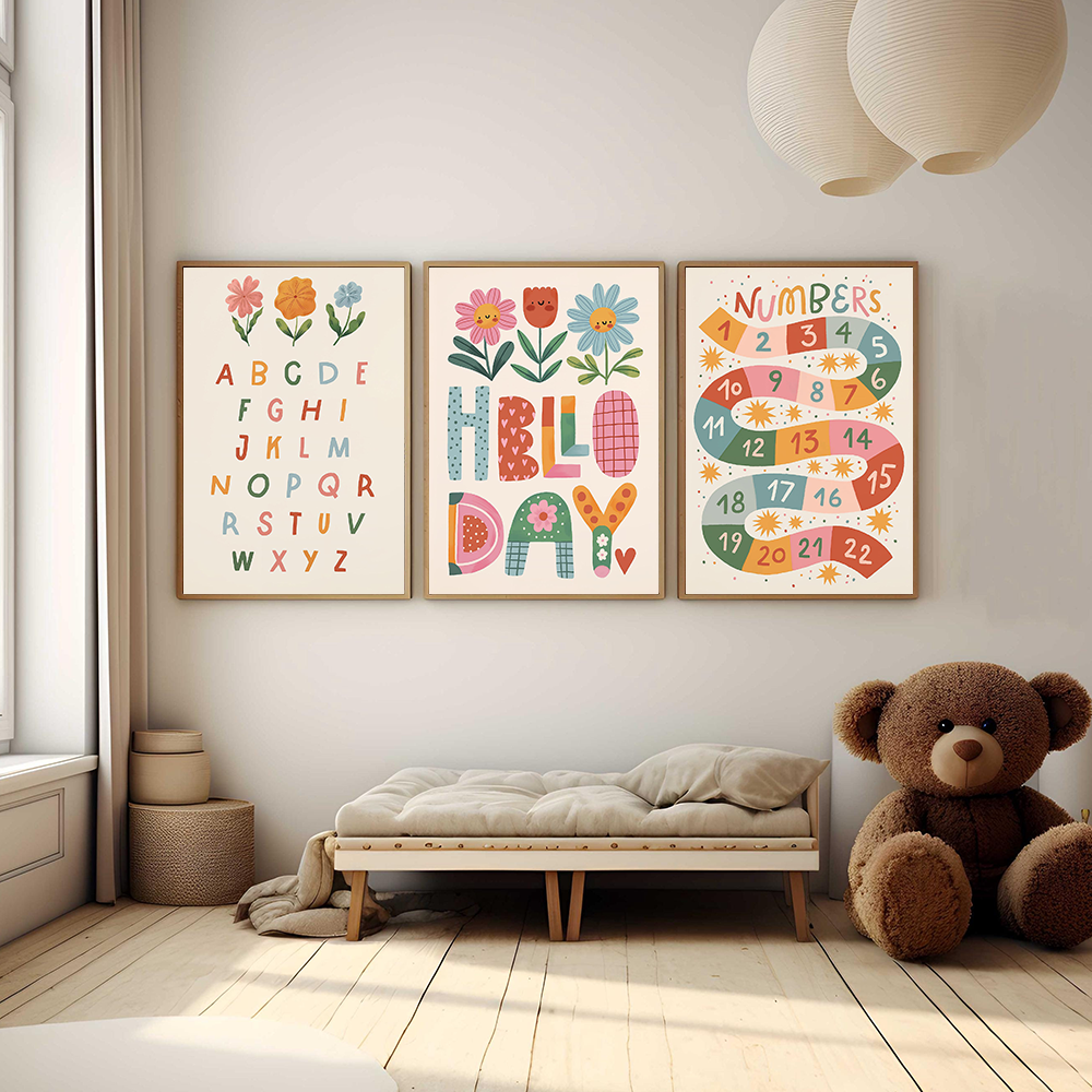 Floral Alphabet Education Kid  - مراجعة Educational Cartoon For Kids وسعره