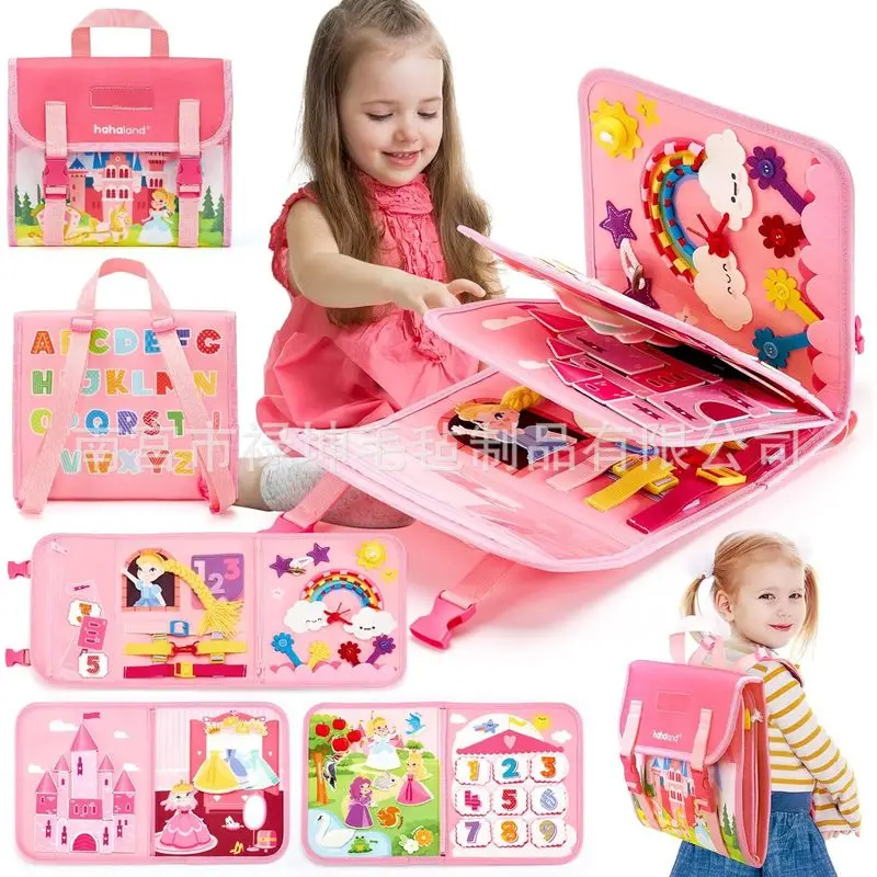 Princess Montessori Felt Busy  - مراجعة Kids Education Book وسعره
