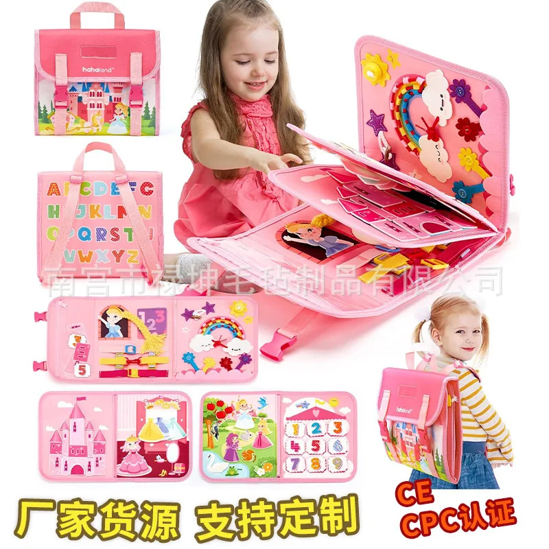 Princess Montessori Felt Busy  - مراجعة Kids Education Book وسعره