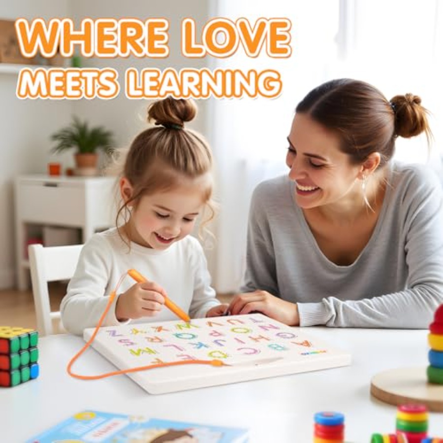 Magnetic Letter Board, Double  - مراجعة Magnetic Letter Board وسعره
