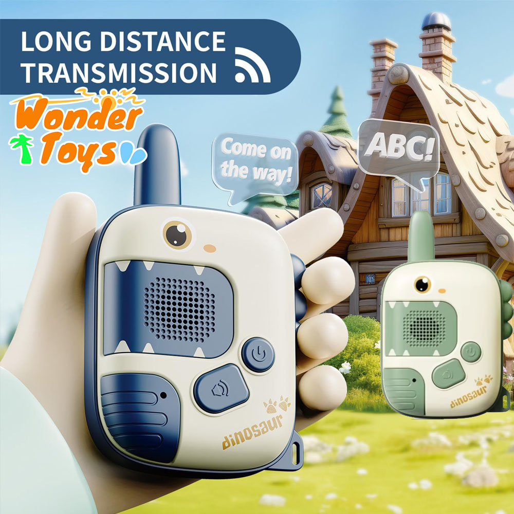 2 Pieces Dinosaur Walkie Talki - مراجعة Kids Educational Game 2 وسعره