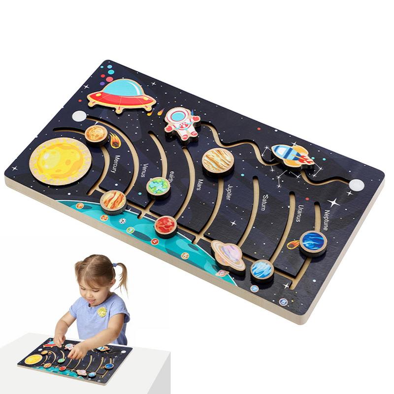 Solar System Model Board Woode - مراجعة Kids Education System وسعره