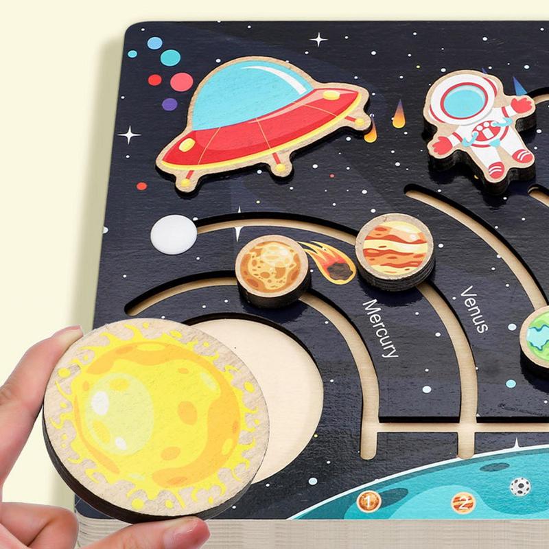 Solar System Model Board Woode - مراجعة Kids Education System وسعره