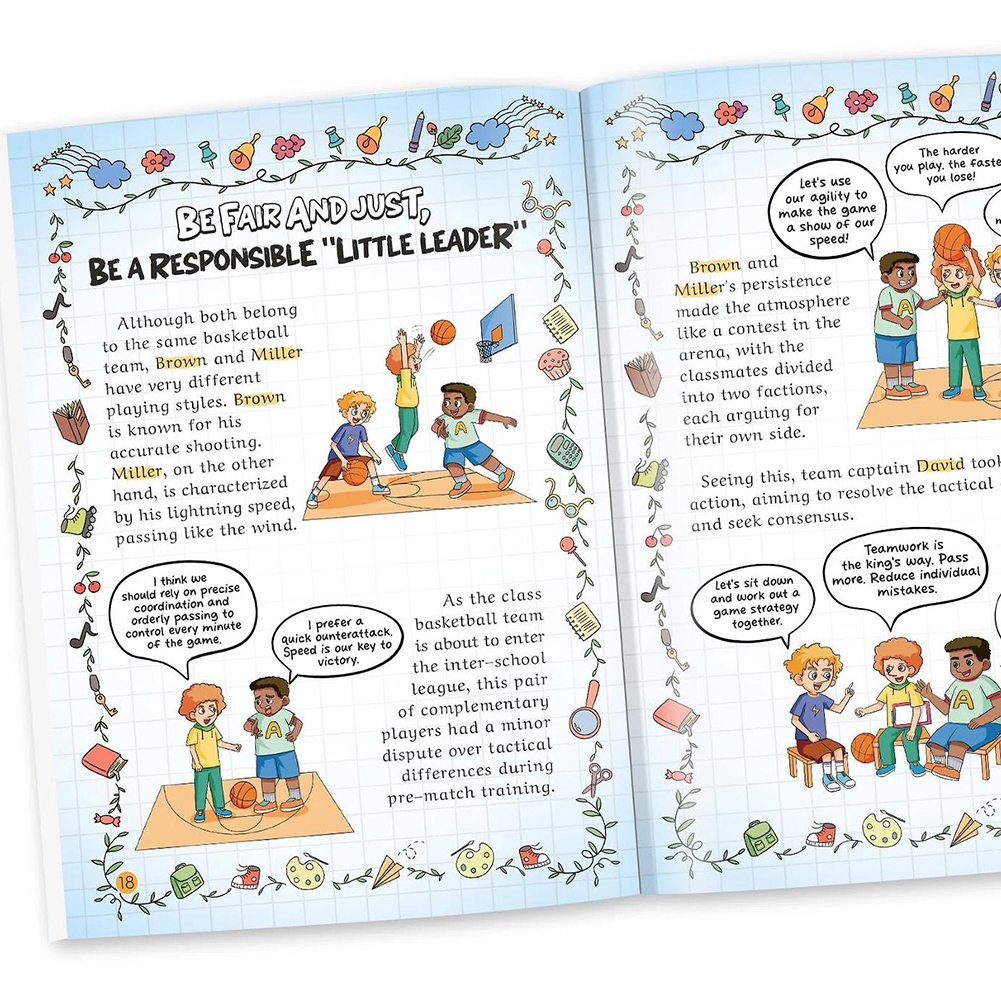 Leadership Comic Workbook,Educ - مراجعة Kids Education Book وسعره