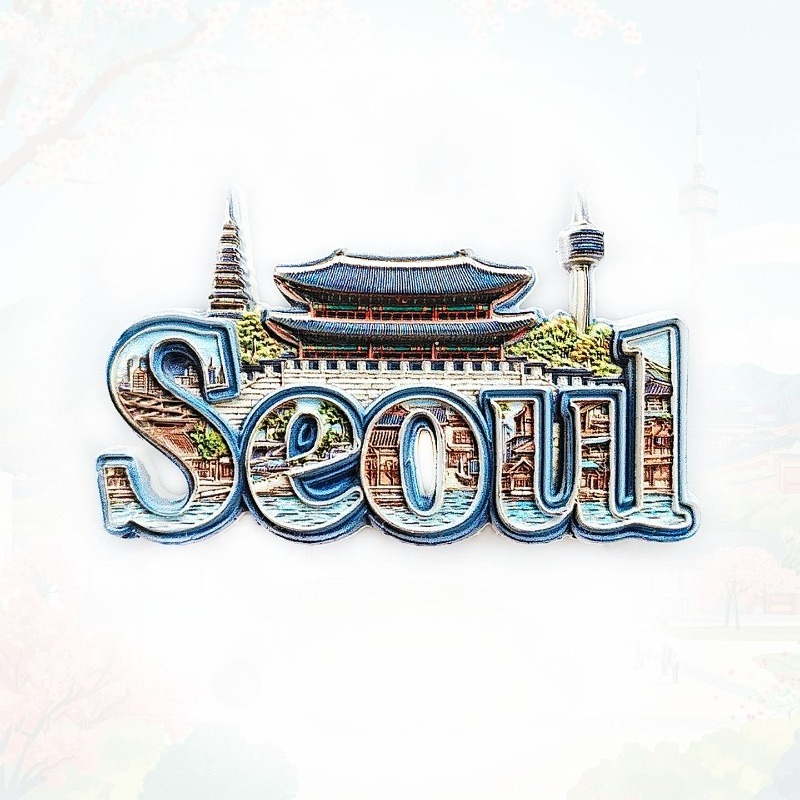 Seoul Gyeongbokgung & Namsan T - مراجعة Magnetic Letter Board وسعره