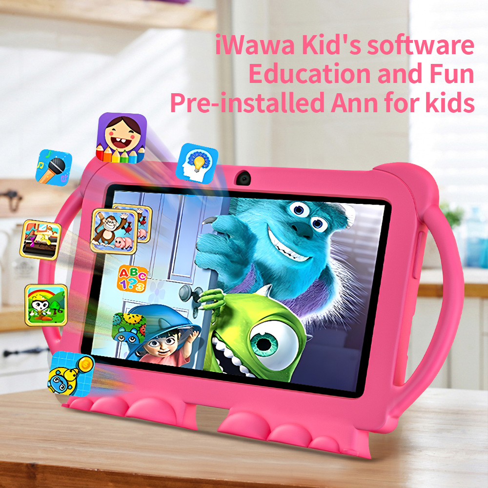 7 Inch New Android Kids' table - مراجعة Kids Educational Games Learn English وسعره