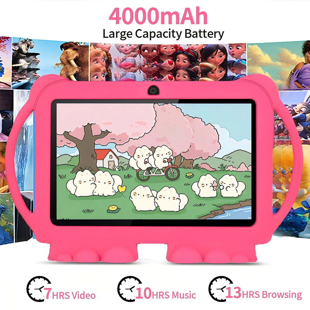 7 Inch New Android Kids' table - مراجعة Kids Educational Games Learn English وسعره