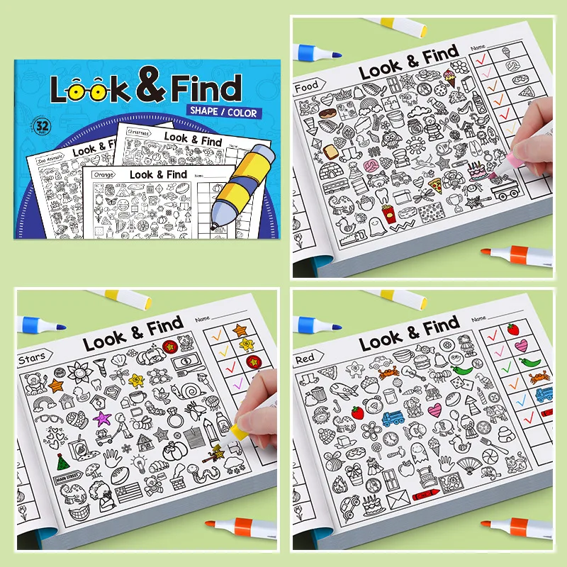 Children's Search Activity Boo - مراجعة Kids Education Book وسعره