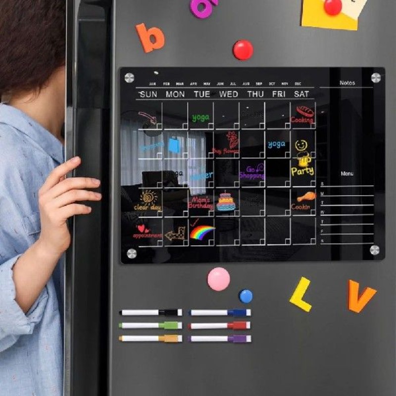 Fridge Sticker Calendar Board  - مراجعة Magnetic Letter Board وسعره