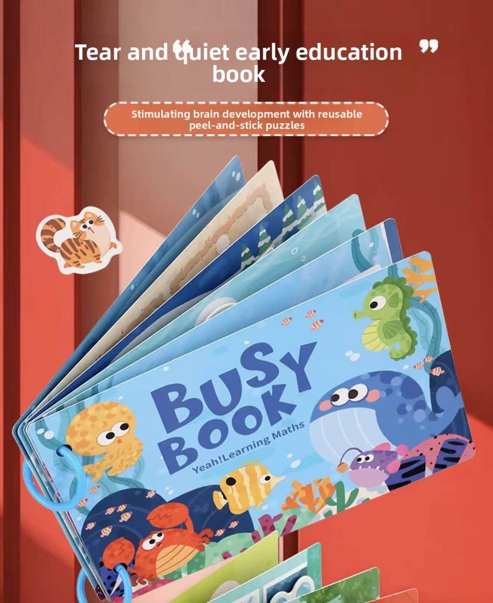 Montessori Children Busy Book  - مراجعة Kids Education Book وسعره