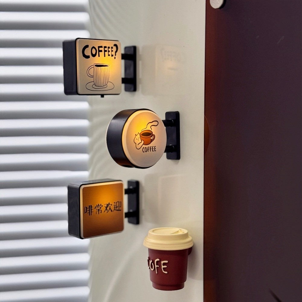 Coffee Corner Light Sign Fridg - مراجعة Magnetic Letter Board وسعره